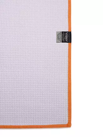 VOSSEN | Tapis de bain EXCLUSIVE 55x65cm Bleu profond | orange